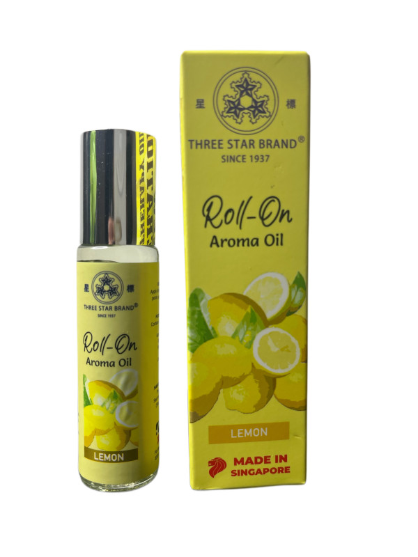 Migraine & Stress Relief Lemon Aroma Medicated Oil –  (10ml)